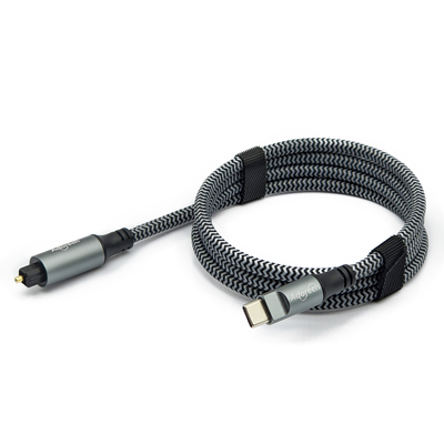 TOSLINK optisches Audio-Kabel mit Typ-C-Männlichem Anschluss für Soundbar und Lautsprecher