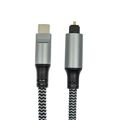 TOSLINK optisches Audio-Kabel mit Typ-C-Männlichem Anschluss für Soundbar und Lautsprecher