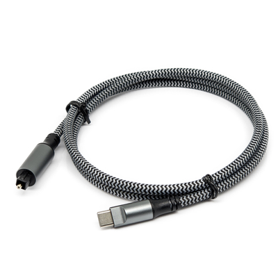 TOSLINK optisches Audio-Kabel mit Typ-C-Männlichem Anschluss für Soundbar und Lautsprecher