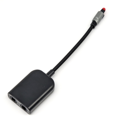 Toslink Optisches Audiokabel für Heimplayer, CD-Soundbar, 4,0 mm OD, 1-30 m Länge, Gelb-Schwarz, vergoldeter Stecker