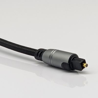 Toslink Optisches Audiokabel für Heimplayer, CD-Soundbar, 4,0 mm OD, 1-30 m Länge, Gelb-Schwarz, vergoldeter Stecker