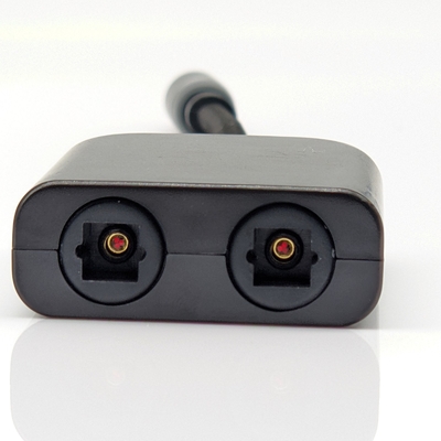 Toslink Optisches Audiokabel für Heimplayer, CD-Soundbar, 4,0 mm OD, 1-30 m Länge, Gelb-Schwarz, vergoldeter Stecker