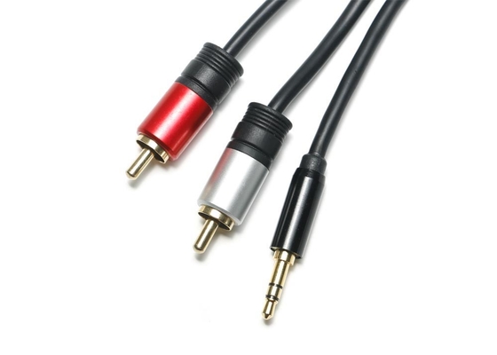 Asphaltieren Sie Shell 3,5 Millimeter Jack To Optical Cable, 2 in 1 Kopfhörer-Lichtleiterkabel