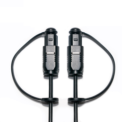 Factory Outlet Toslink Optic Audiokabel PMMA Schwarz PVC mit Staubkappe extra dünn für Soundbar