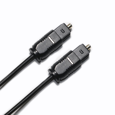 Factory Outlet Toslink Schwarz PVC OD4.0mm 2.2mm Core Fiber Digital Kabel für Mini Player CD Soundbar