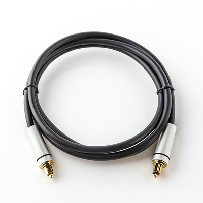 Fernsehsprecher Toslink Rca-Kabel im Freien mit Gold überzogenem Verbindungsstück 24K