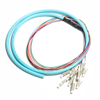 LSZH Glasfaser-Patchkabel Blau FC UPC 12-adriges Fan-Out-Kabel Grauer Anschluss