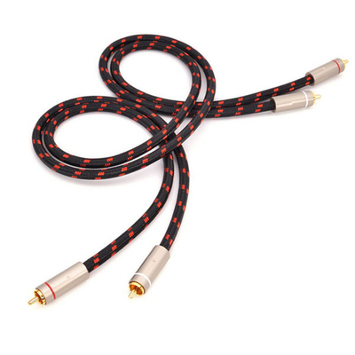 ROHS Cinch-Digital-Audiokabel SPDIF 3,5 mm vergoldet mit Textur gestricktem Seil 5.1