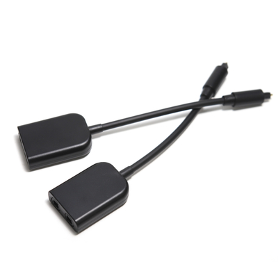 Digitaler Toslink-Glasfaser-Splitter 1-in-2-Ausgangs-Audio-Adapterkabel Signalverbesserung