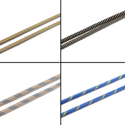 Factory Outlet Optikkabelseil, Alternative Muti Color&Patern PVC, gewebtes LSZH-Mantelseil OD2.2 / 4.0 / 5.0 / 6.0