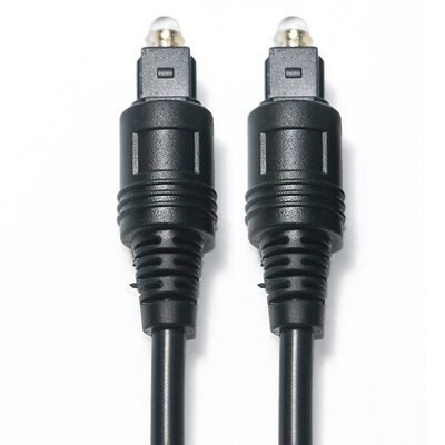 [Factory Outlet] Toslink-Kabel Digitales optisches Audio-Schwarzkabel OD4.0 PVC für TV-Soundbar-AV-Receiver-Spielekonsole