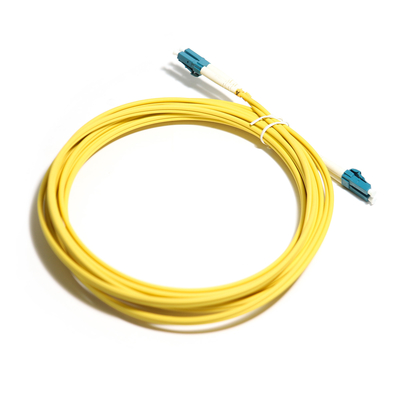 Schnur-aus optischen Fasern gelbes Duplex OM5 in mehreren Betriebsarten 2M 3M 5m 10G LC-LC für WLAN LAN