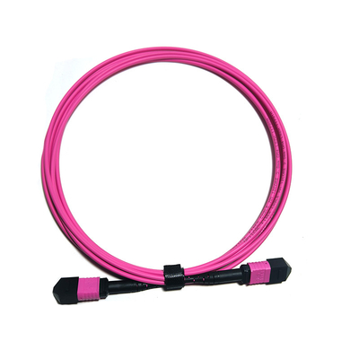 MPO/PC 12 Kern OM4 Fiber Patch Cord MPO Glasfaserkabel