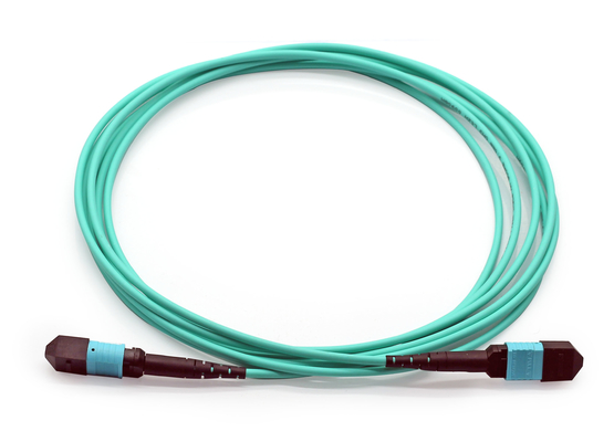 Multimode OM4 Fiber Patch Kabel LSZH MPO Stammkabel 3m 5m angepasst
