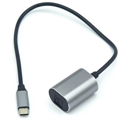 TOSLINK weibliches optisches Audio-Kabel mit USB-C-Männlichem Anschluss für Soundbar-Lautsprecher Ideal für professionelle oder persönliche Unterhaltungsinstallationen