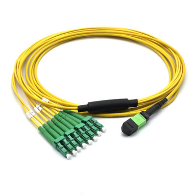 8 Fiber MPO to 4 x LC Duplex Singlemode Breakout Cable | 40G QSFP+ PSM4 Breakout Harness (G.657.A1)