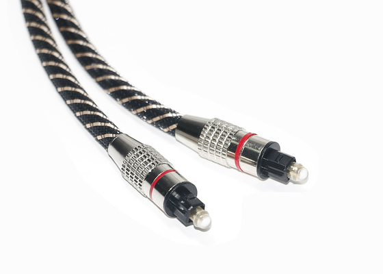 Spitzen-Toslink Kabel-umsponnene Jacke 20KM-60KM der Metall-Verbindungsstück-FTTB