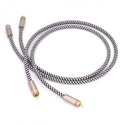 HIFI Cinch-Klinkenkabel 3,5 mm auf 2 RCA-Audiokabel für TV-PC-Verstärker DVD-Lautsprecher
